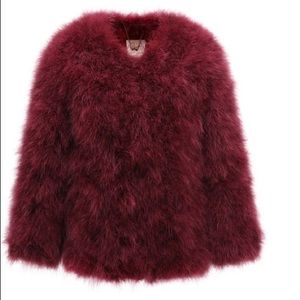 Ostrich feather jacket